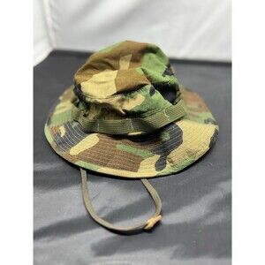 USGI Multicam Camouflage Twill Jungle Boonie Sun Hat Cap Size 7 3/4